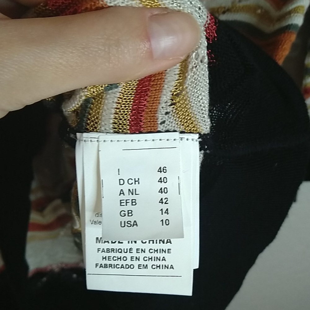 M Missoni Orange/Brown Zig Zag Button Downcardigan - image 5